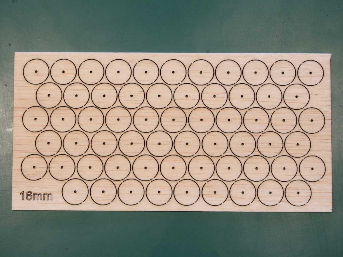 16mm Balsa Wheel Blanks