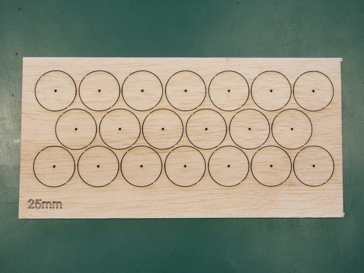 25mm Balsa Wheel Blanks