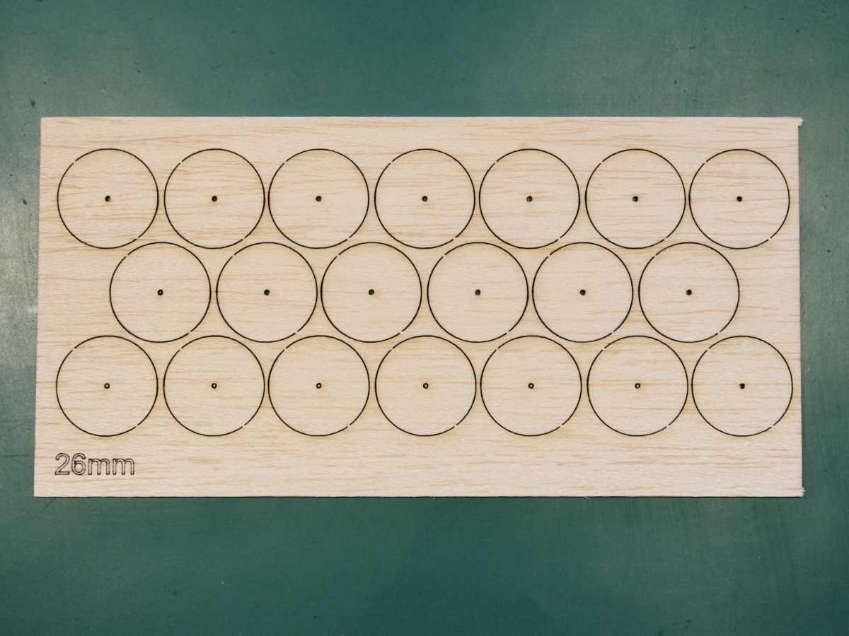 26mm Balsa Wheel Blanks