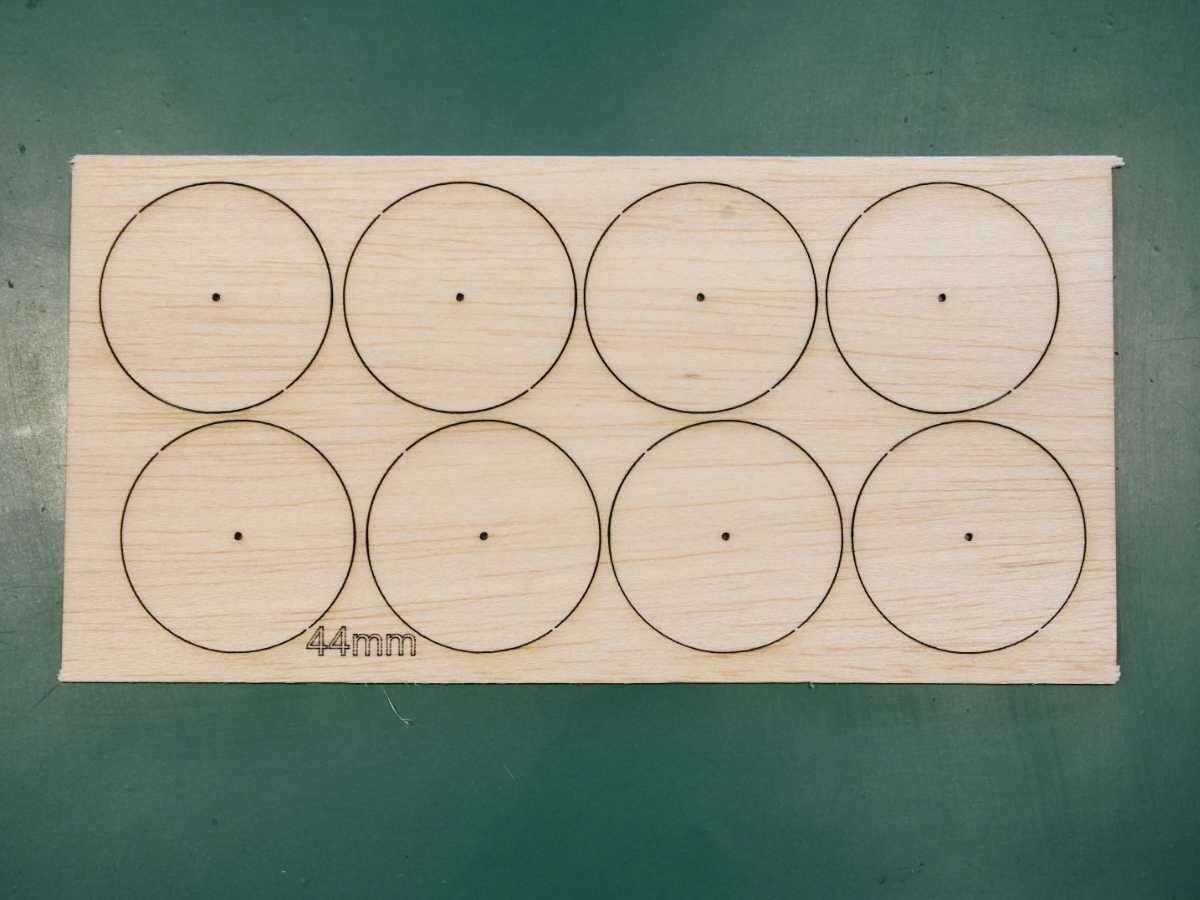 44mm Balsa Wheel Blanks