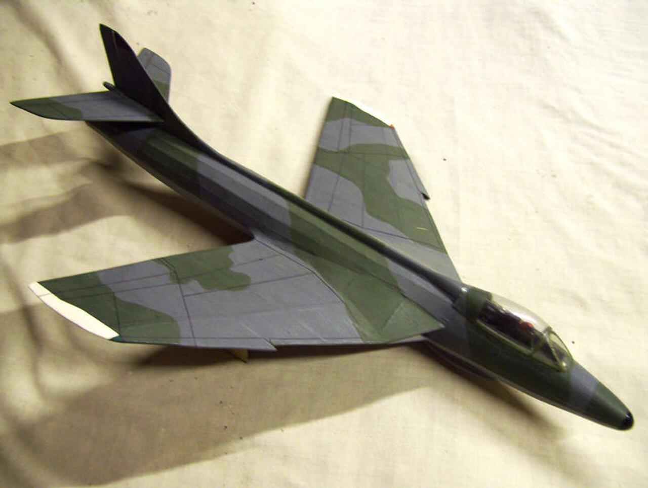 KK Hawker Hunter - 13'' Replica Balsa Kit