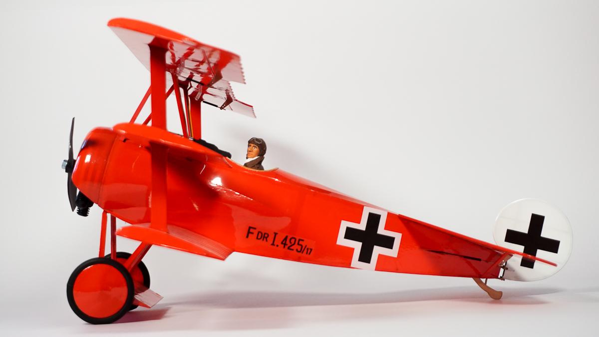Fokker Dr.1 Triplane - 23.5'' RC WW1 ''Red Baron'' Kit