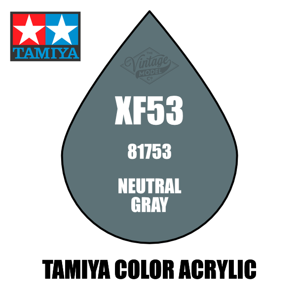 Tamiya Mini XF-53 Flat Neutral Grey 10ml Acrylic Paint