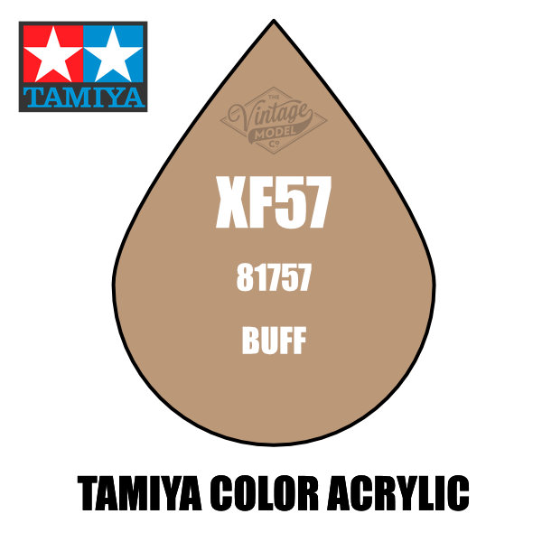 Tamiya Mini XF-57 Flat Buff 10ml Acrylic Paint