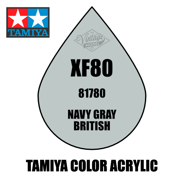Tamiya Mini XF-80 Flat Royal Light Grey 10ml Acrylic Paint
