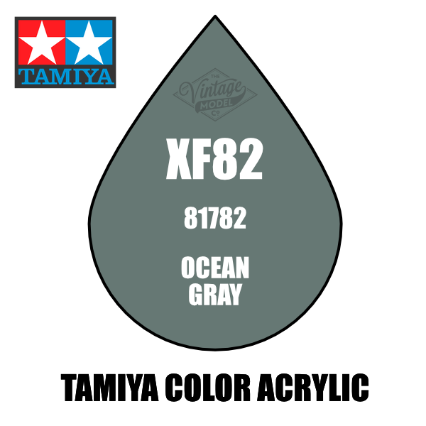 Tamiya Mini XF-82 Flat RAF Ocean Grey 10ml Acrylic Paint