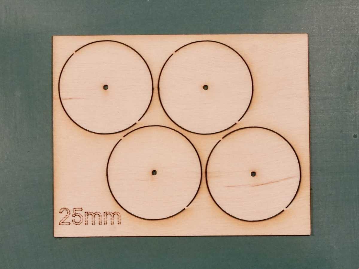 25mm Plywood Wheel Blanks