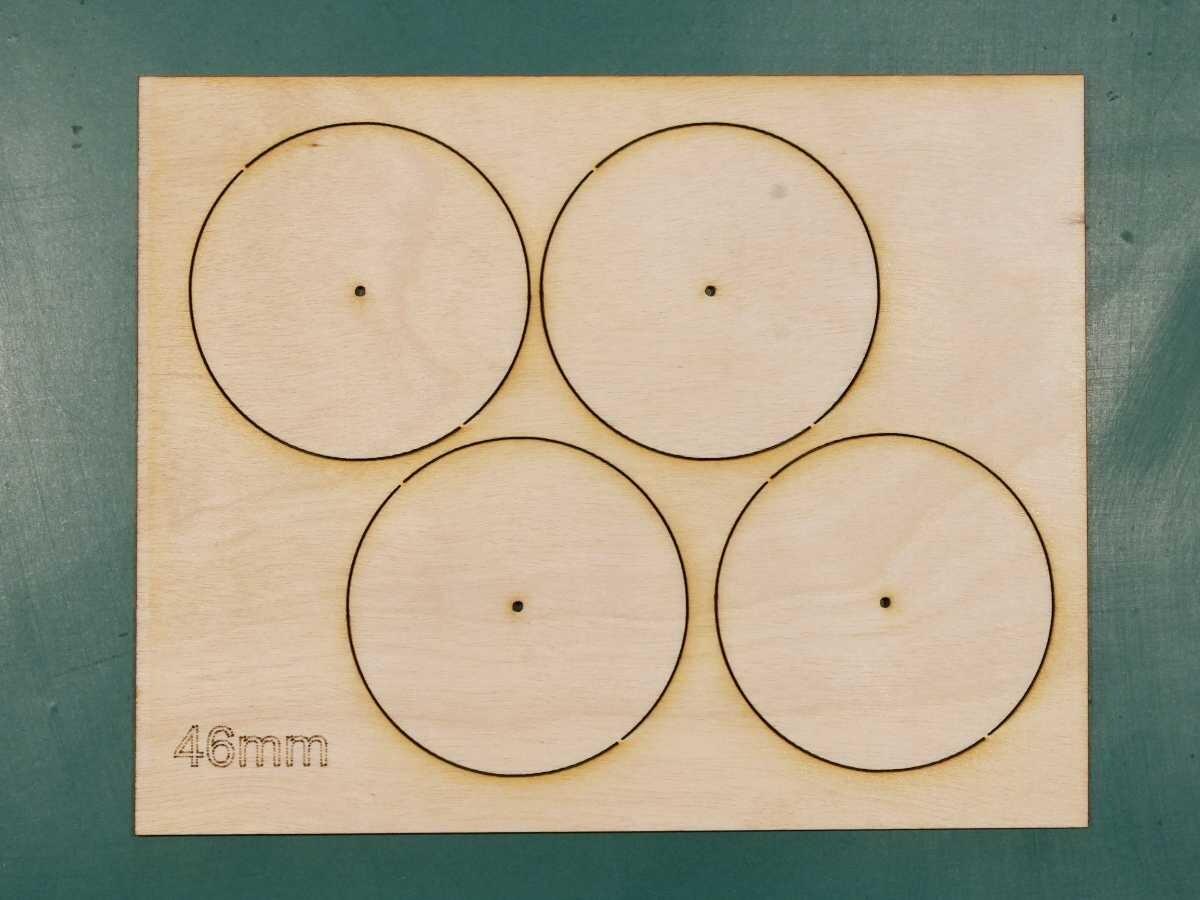 46mm Plywood Wheel Blanks