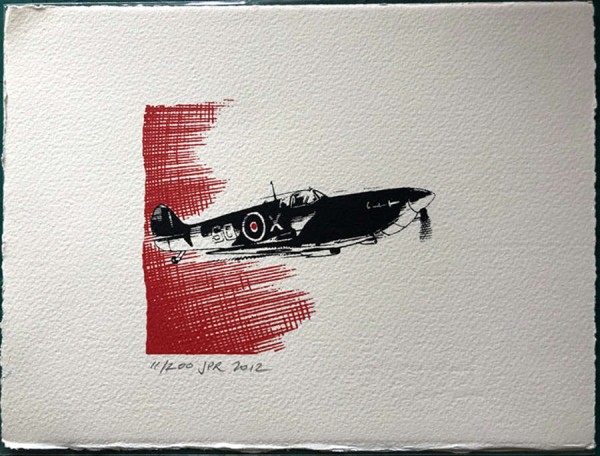 Spitfire into the Sun Limited Edition Print